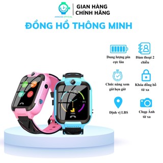 Đồng hồ thông minh định vị trẻ em ANNCOE AV10 nghe gọi nhắn tin định vị từ xa phù hợp với trẻ từ 4 đến 14 tuổi