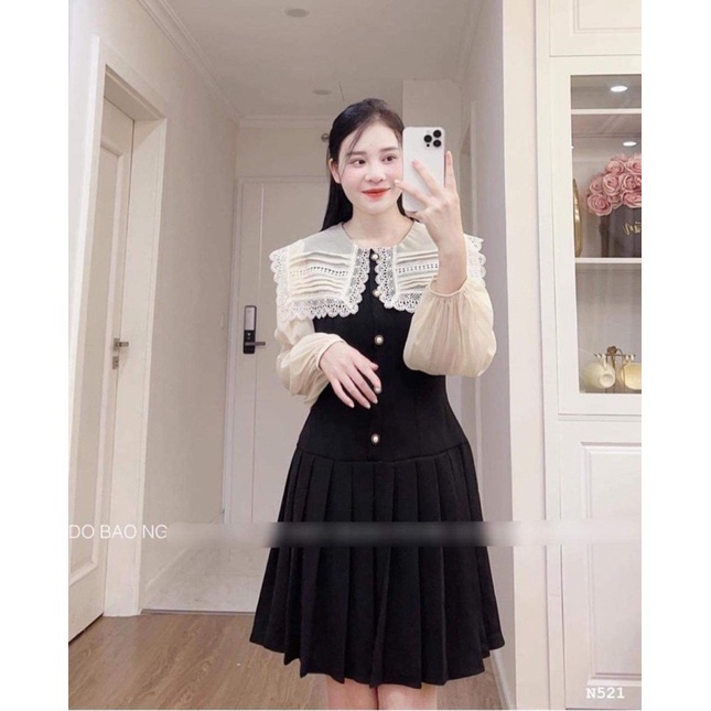 bigsize 55-93kg váy ren thiết kế siêu xinh