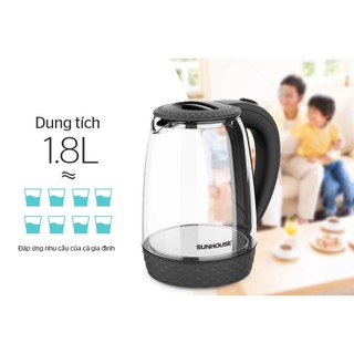 Ấm Siêu Tốc Thủy Tinh - Bình Thủy Tinh Đun Nước Siêu Tốc Thái Lan