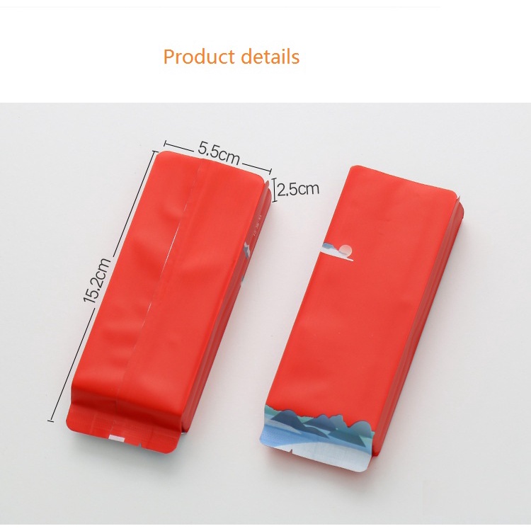 Set 100 Túi Nhôm Đựng Trà / Cà Phê 3D 15 gram15x5.5cmx2.5CM