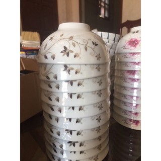 Bát cơm hoa đen lohaco 10 cái