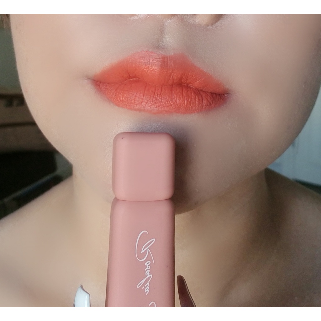"Màu Mới" Son Lì Cam Tây Không Chì Chất Son Siêu Mềm Mịn Ăn Uống Không Trôi Từ Hoa Hồng Sạch Juliet Rosalia
