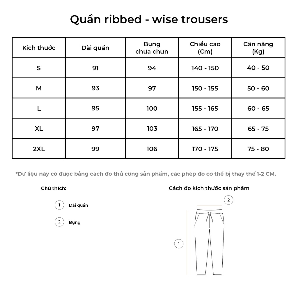 Quần Dài Nữ Vải Gân Tăm Ống Loe - QL004