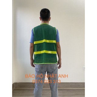 Áo gile lưới phản quang các màu