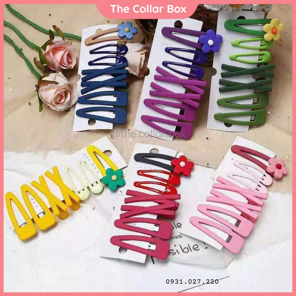 Set kẹp tóc thời trang Hàn Quốc 7 món xinh xắn - Mã KE009