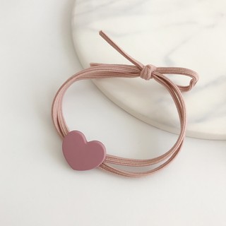 Dây Cột Tóc Nơ Trái Tim Đáng Yêu Cho Nữ