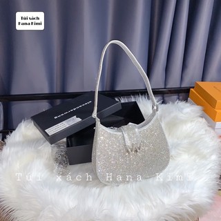 Túi kẹp nách đính đá Alexander Wang