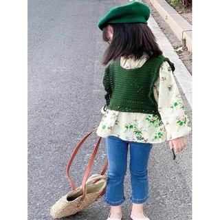 Quần ống loe dễ thương cho bé