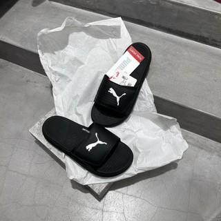 [CHÍNH HÃNG] Dép quai dán PUMA SOFTRIDE màu Đen - CODE: 382112-01