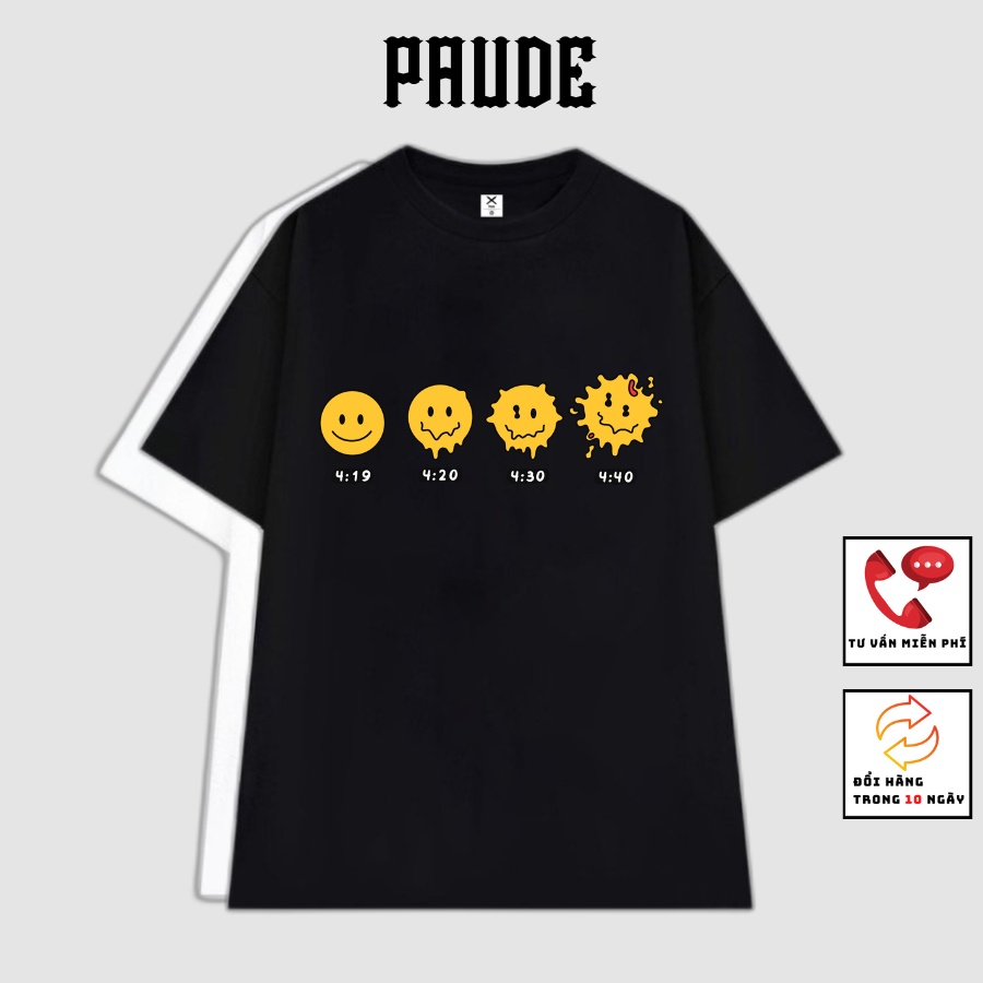 Áo thun PAUDE unisex tay lỡ form rộng - Áo phông Local brand nam nữ 100% Supreme Cotton HO20