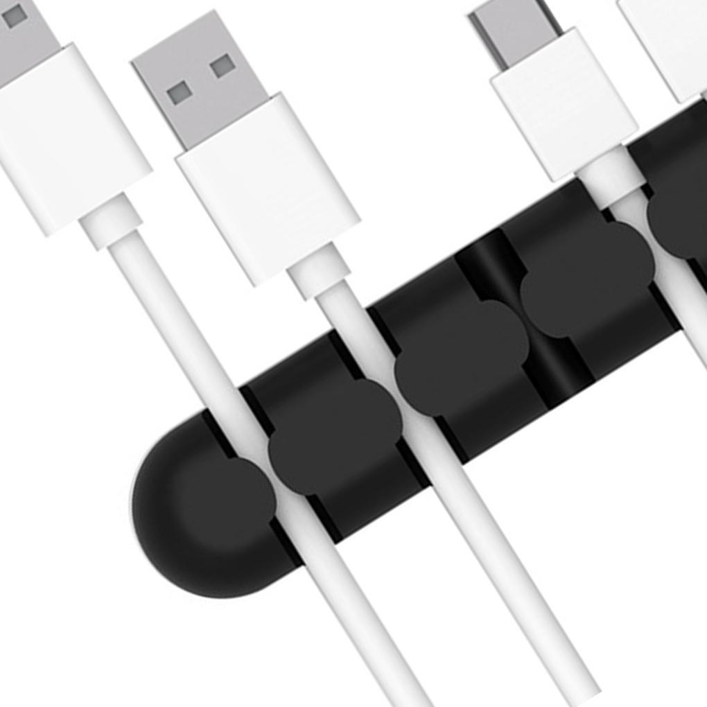 Dụng Cụ Sắp Xếp Dây Cáp Sạc USB Bằng Silicone