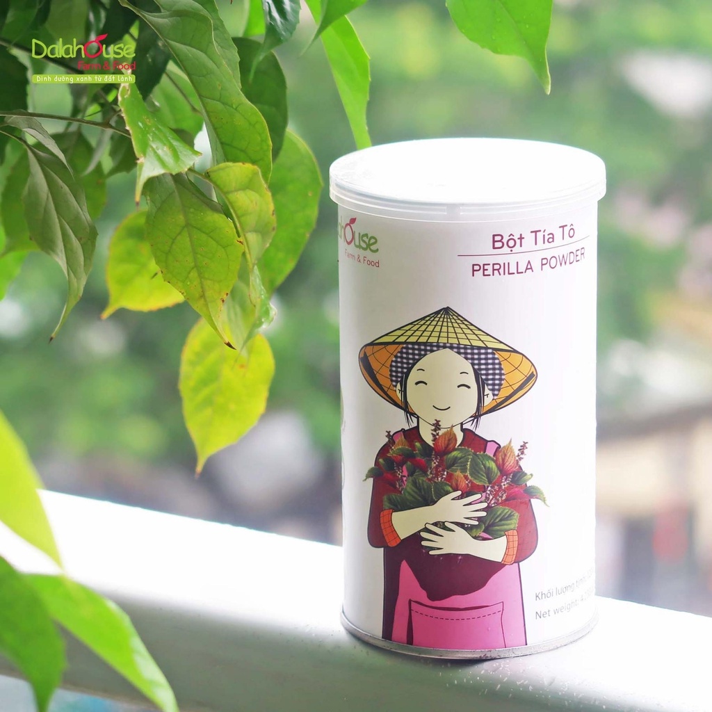 Bột Tía Tô Dalahouse - Bột Tía Tô Hữu Cơ Sấy Lạnh Nguyên Chất Dalahouse - Lon 120g