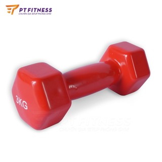 Tạ tay bọc cao su tập gym 3kg- theo cặp - tạ tay mini cao cấp chính hãng iron bull tập gym