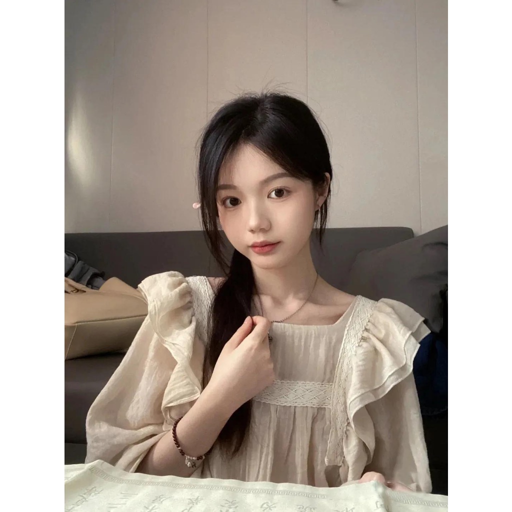 Đầm ngủ JSC tay dài dáng rộng thời trang xuân thu xinh xắn cho nữ