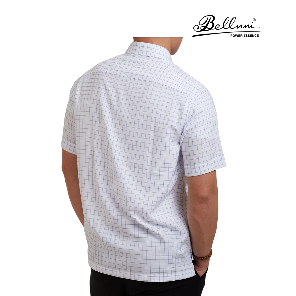 Áo sơ mi nam ngắn tay BELLUNI vải sợi tre mềm mại chống nhăn - ABN.BP.BE.221.W1