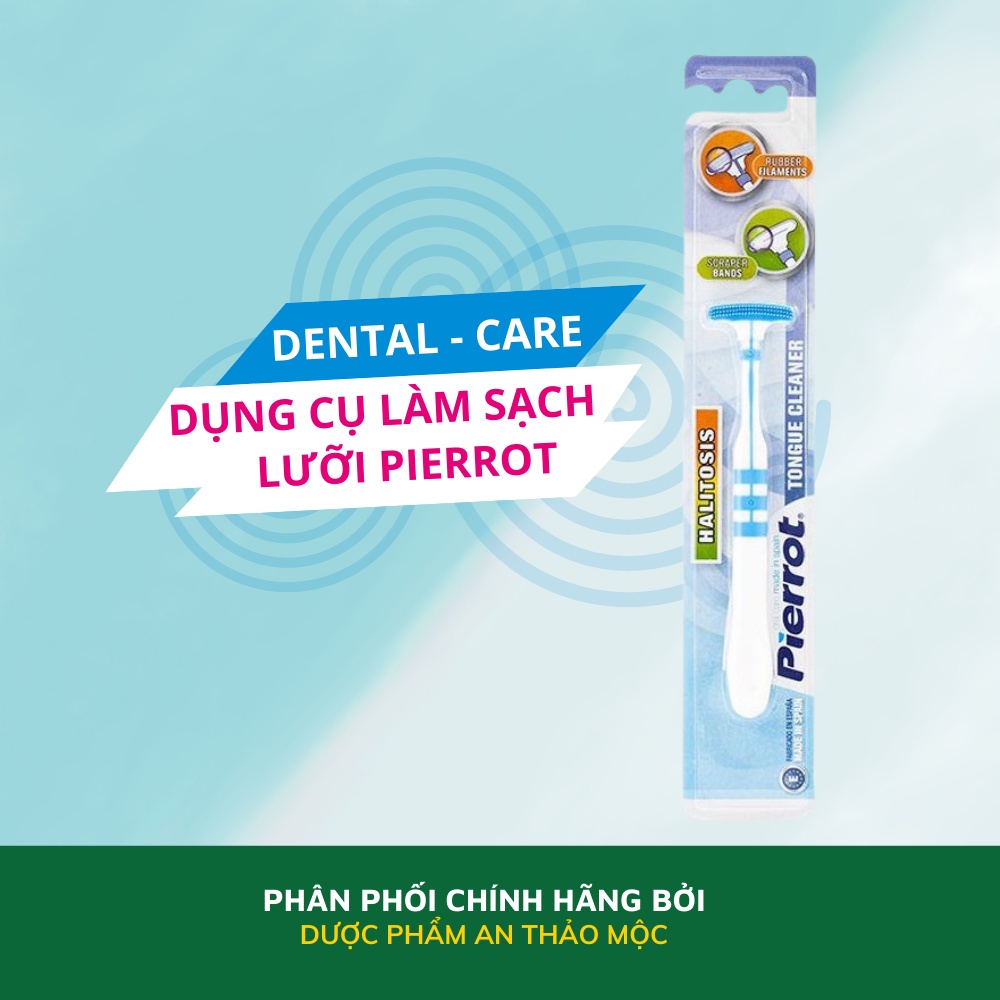 Dụng cụ làm sạch lưỡi Pierrot giúp làm sạch lưỡi vệ sinh mảng bám giảm hôi miệng vi khuẩn cải thiện hơi thở