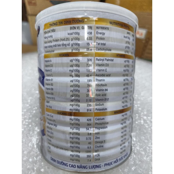 Sữa monte sure golg 850g/data th10/2024