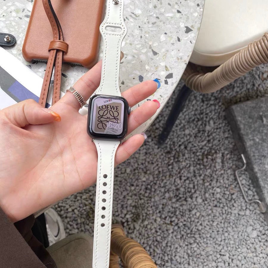 Dây Đeo Bằng Da Thật + Đầu Nối Nhanh Cho Đồng Hồ Thông Minh Xiaomi Watch Premium / Redmi Watch 2 lite