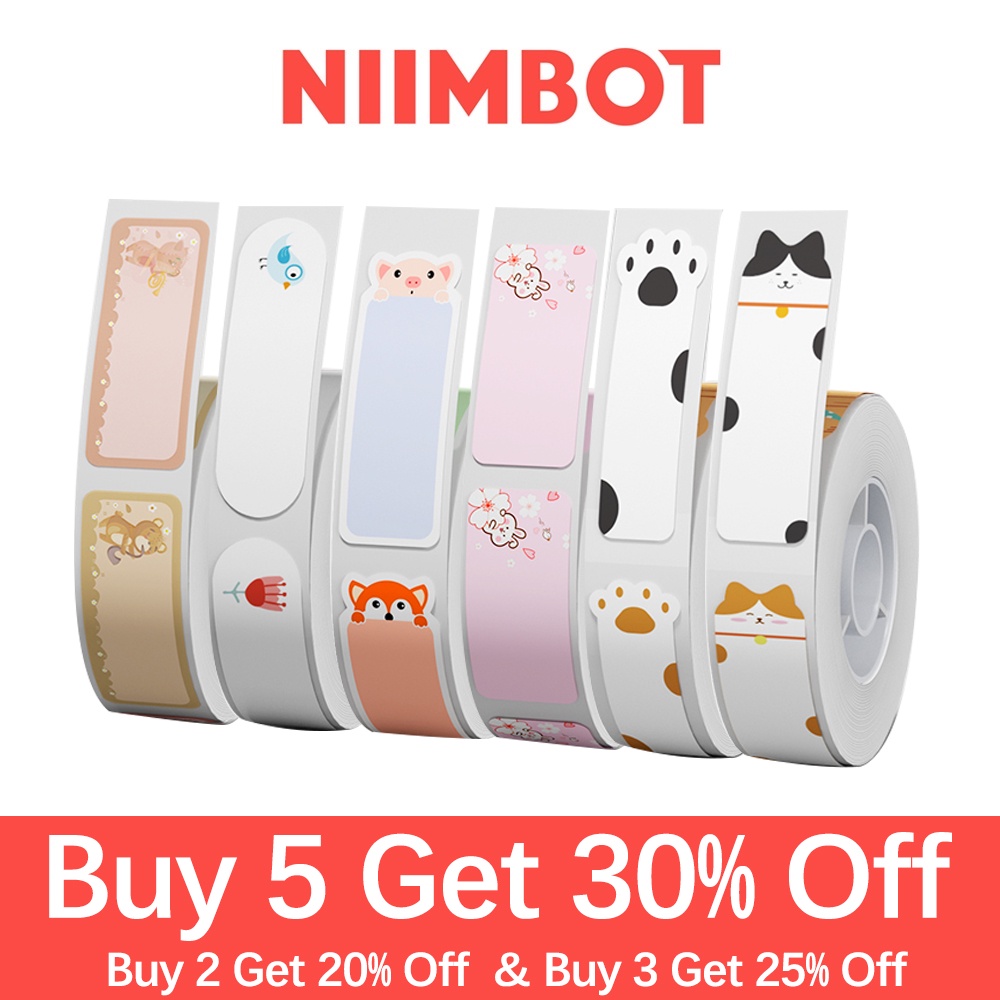 Nhãn Dán Tên Bằng Giấy Chống Nước Phân Loại Cho Máy In Nimbot D11 / D101 / D110 / Nimbot D110 D11 D101