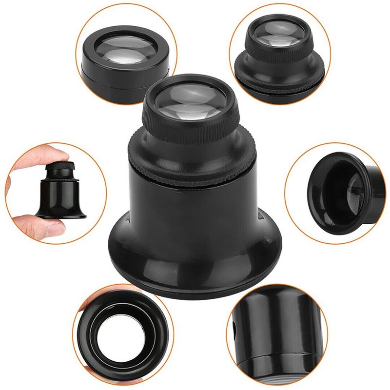 Kính Lúp Phóng Đại 20X / 15X / 10X / 5X / 3X Chuyên Dụng Sửa Chữa Đồng Hồ