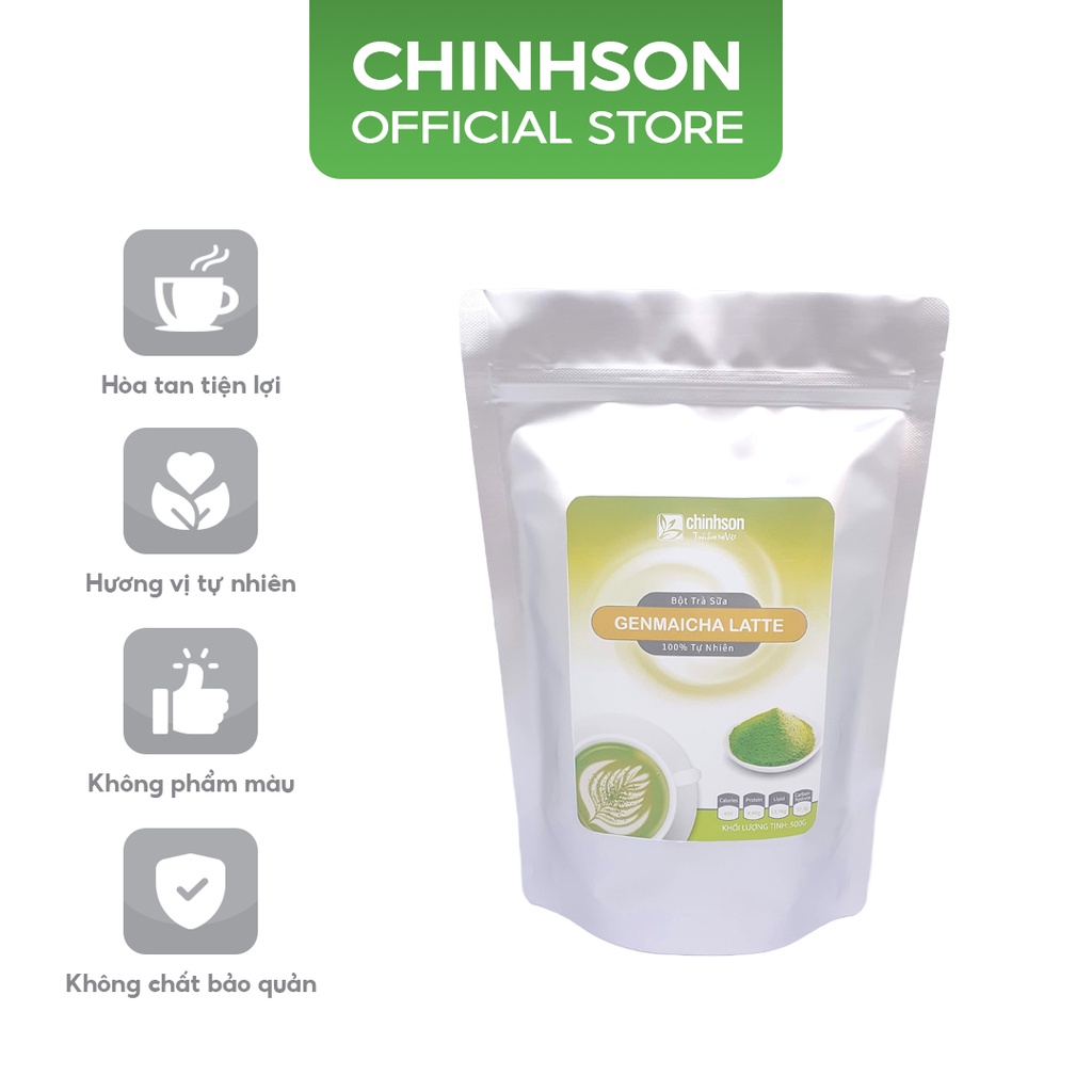 Bột Trà Gạo Rang Fuji Genmaicha Latte - Hàng chính hãng, 100% tự nhiên