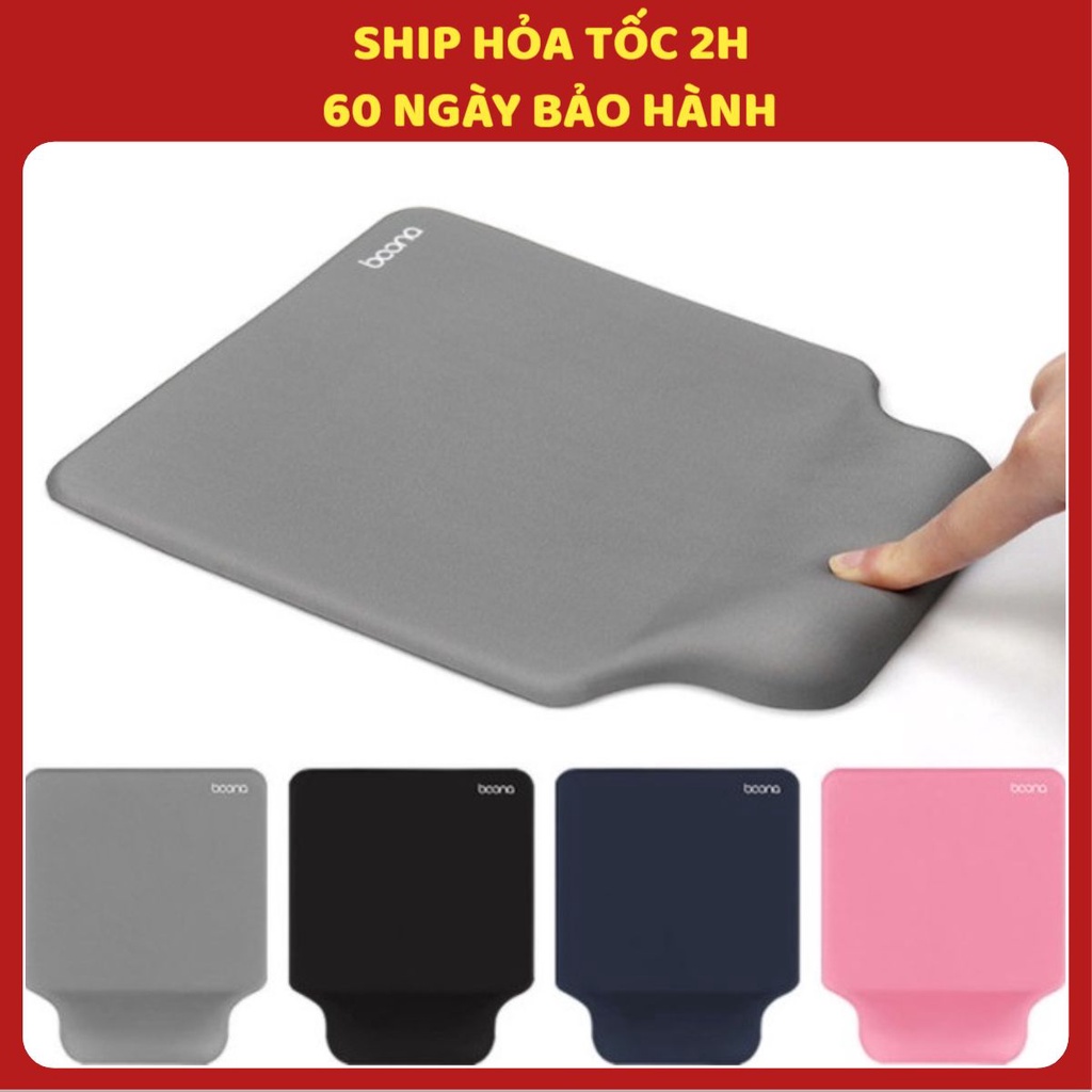 Miếng Lót Chuột Có Đệm Tay Silicon Kê Chống Mỏi Cổ Tay Mềm Mại An Toàn Chất Lượng Boana 2 Trong 1 Cao Cấp Nhiều Màu