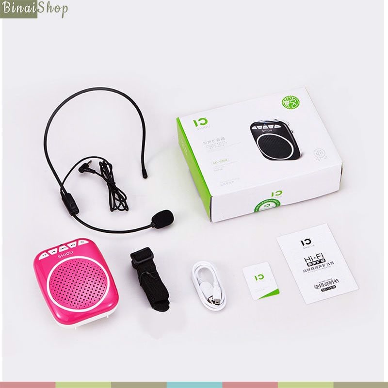 Shidu SD-S308 - Máy Trợ Giảng Có Dây, Hỗ Trợ Bluetooth, Khe Cắm USB Cho Giáo Viên, Hướng Dẫn Viên, Bán Hàng