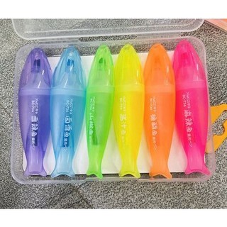 Bút dạ quang 6 cây BC -736