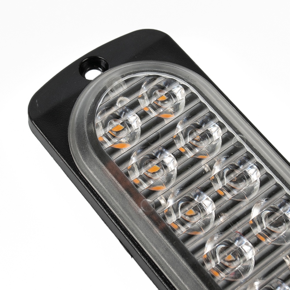 Đèn Led Cảnh Báo Dc 36w 12 Bóng Siêu Mỏng Cho Xe Hơi Xe Tải