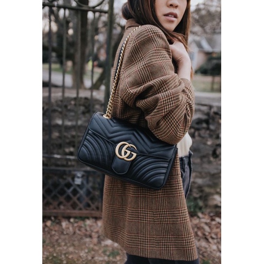 Túi si da thật GC Marmont 27