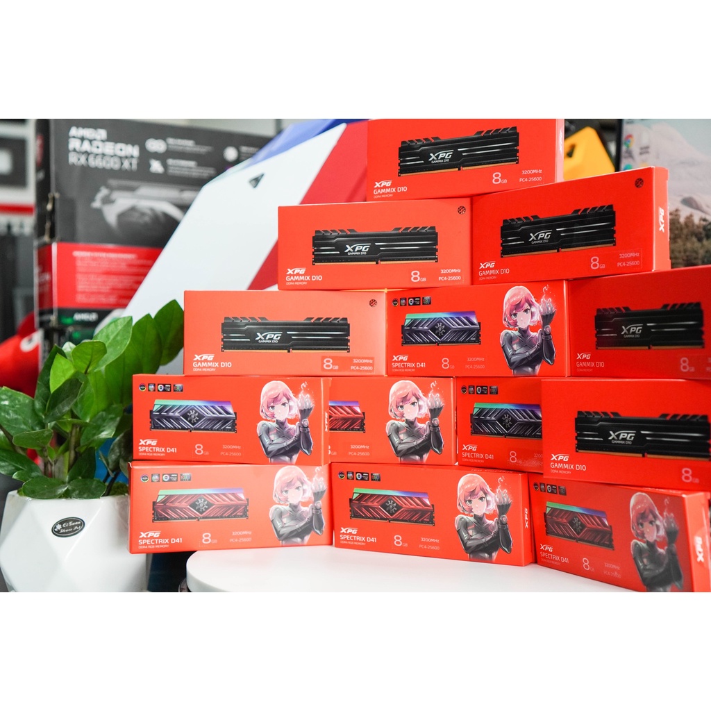 Ram máy tính Adata  XPG D41 DDR4 8GB 3200Mhz
