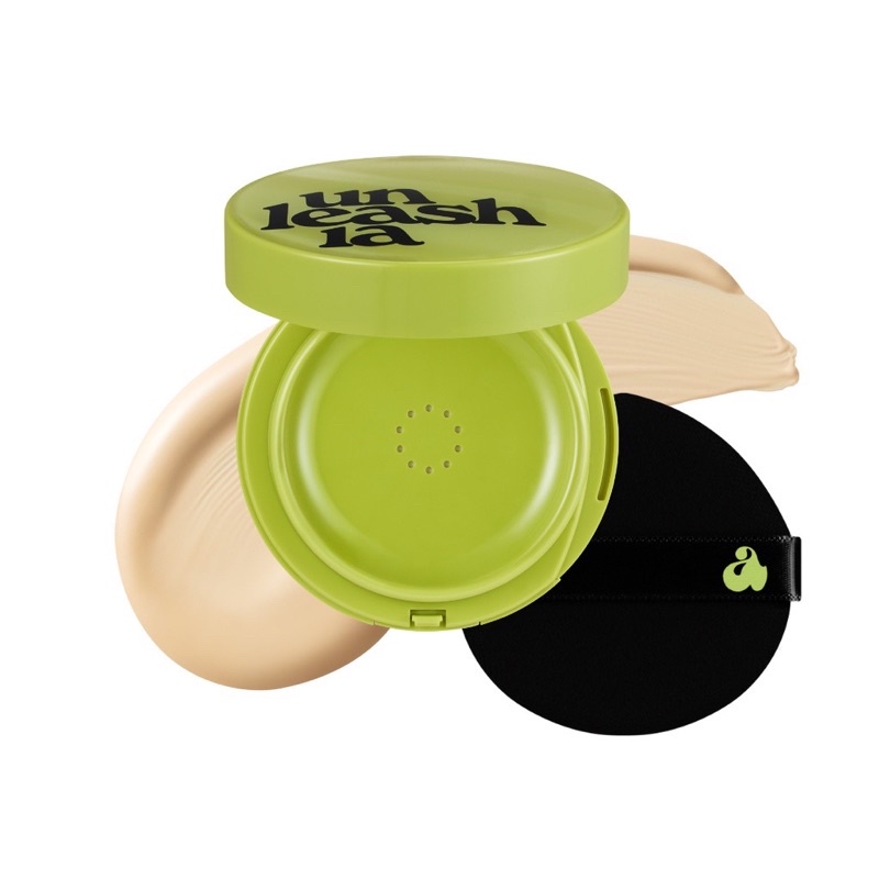 PHẤN NƯỚC UNLEASHIA SATIN WEAR HEALTHY-GREEN CUSHION 15g
