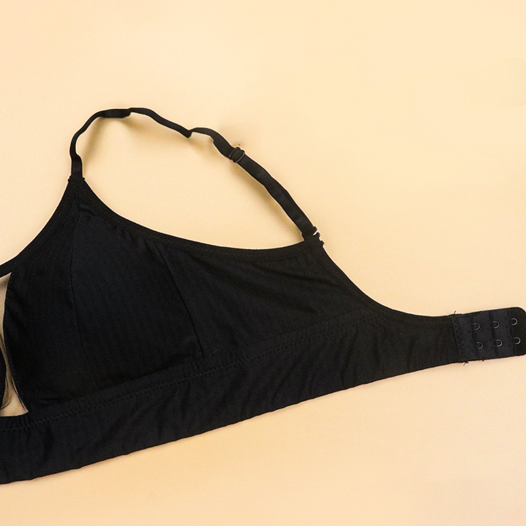 Áo Bra Quây Không Gọng Cao Cấp LUPERI Dáng Hở Lưng Trơn Quai Trễ Mút Mềm Siêu Mỏng LUAL866