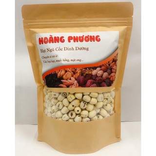 Hạt sen khô 500g - 100g thơm ngon bùi vị ngọt thanh hoàng phương hạt sen sấy khô đồng tháp