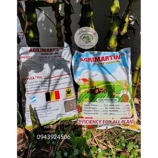 Phân bón hữu cơ agrimartin đầu trâu nhập khẩu 1kg