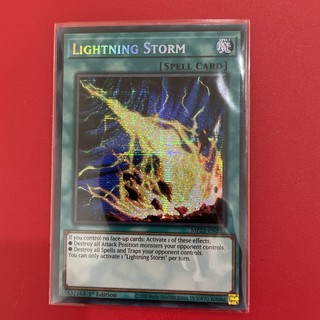 [Thẻ Bài Yugioh Chính Hãng] Lightning Storm - Chổi Sấm