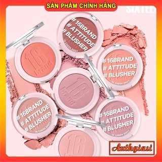 Phấn má hồng 16BRAND Attitude Blusher Cheek Shot dạng nén xinh xắn