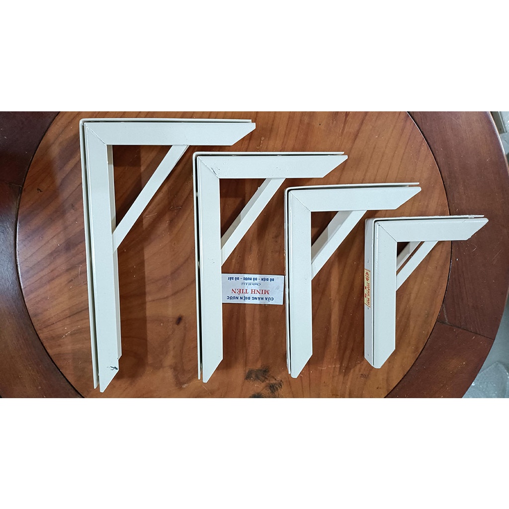 Eke ke V3, Ke góc chữ A sơn tĩnh điện Hoàng Mai màu kem với  bản rộng 3cm và kích thước 40cm, 45cm, 