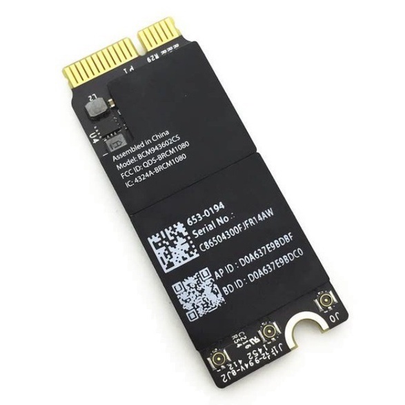 Cạc wifi dùng cho Hackintosh Bluetooth 4.0 BCM943602CS 802.11Ac