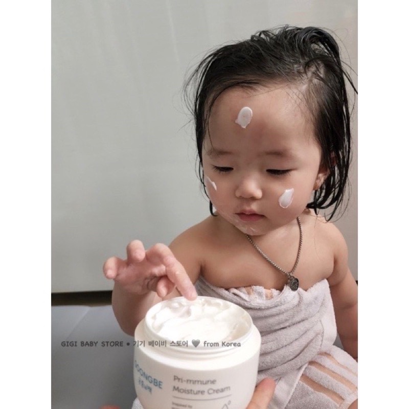 (Mẫu mới) Kem dưỡng ẩm Goongbe Primmune Moisture Cream dành cho bé từ sơ sinh Hàn Quốc