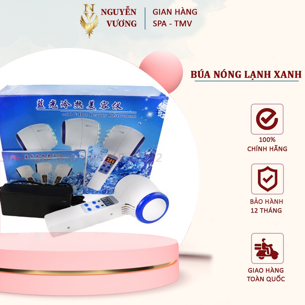 Búa Nóng Lạnh Xanh, Điều Chỉnh Nóng Lạnh, Điện di đẩy tinh chất thẩm thấu vào da