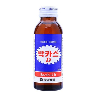 (Lốc 10 chai) Nước Uống Bacchus.D Hàn Quốc Chai 100 ML- [동아제약]박카스D