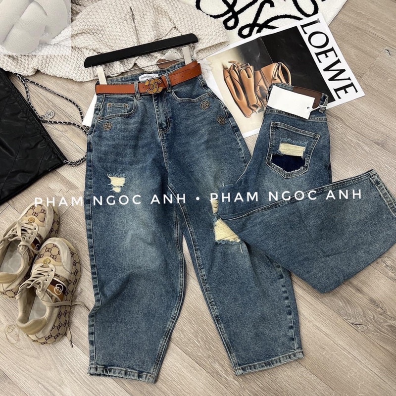 Mã 040- QUẦN BAGGY JEAN BOY RÁCH