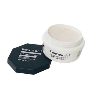 Sáp vuốt tóc nhật bản japan famochi clay wax 100gr tạo kiểu, giữ nếp cho tóc. hàng chính hãng