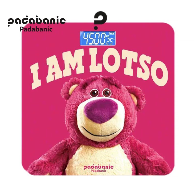 Cân Điện Tử Gấu Dâu I Am Lotso Xài Pin