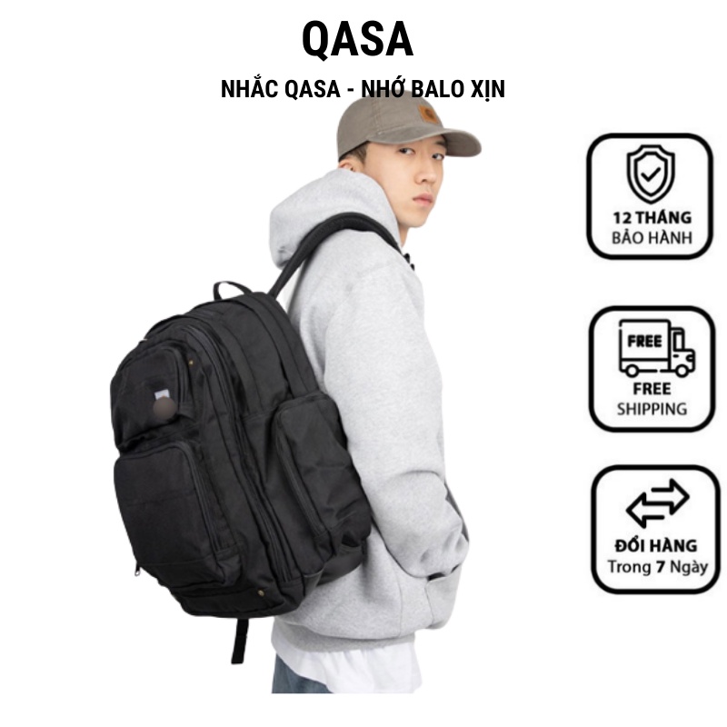 Balo nam QASA đi học đi làm du lịch thời trang size lớn nhiều ngăn chống nước có ngăn laptop phong cách thể thao #1