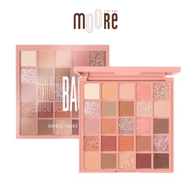 Bảng Phấn Mắt 25 Ô Gogo Tales Crytal Color Charming Eyes