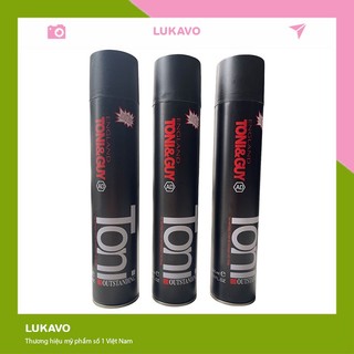 Gôm xịt tóc toni & guy 380ml tạo kiểu giữ nếp cho tóc. hàng chính hãng