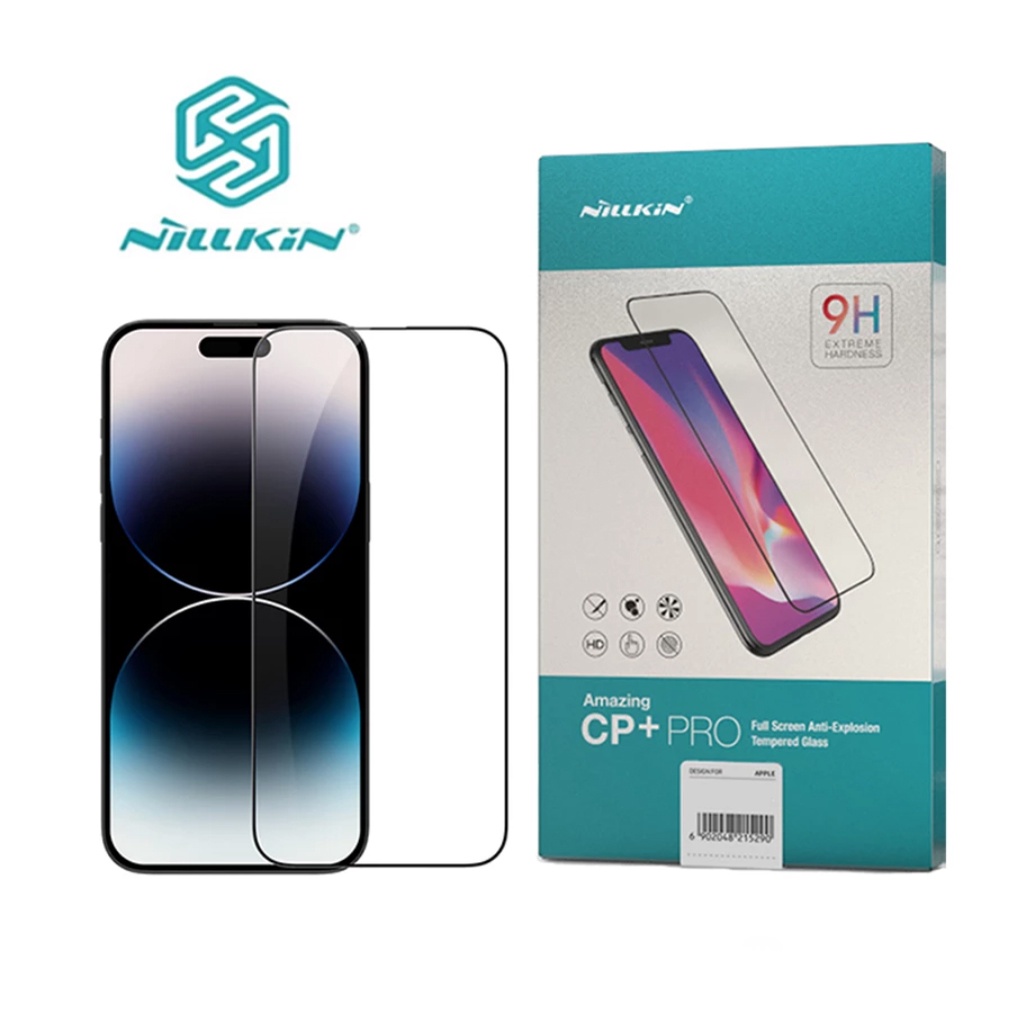Kính cường lực iPhone 14/ 14 Plus/ 14 Pro/ 14 Pro Max/ 13/ 13 Pro/ 13 Pro Max/ 12/ 12 Pro/ 12 Pro Max CP+PRO Nillkin