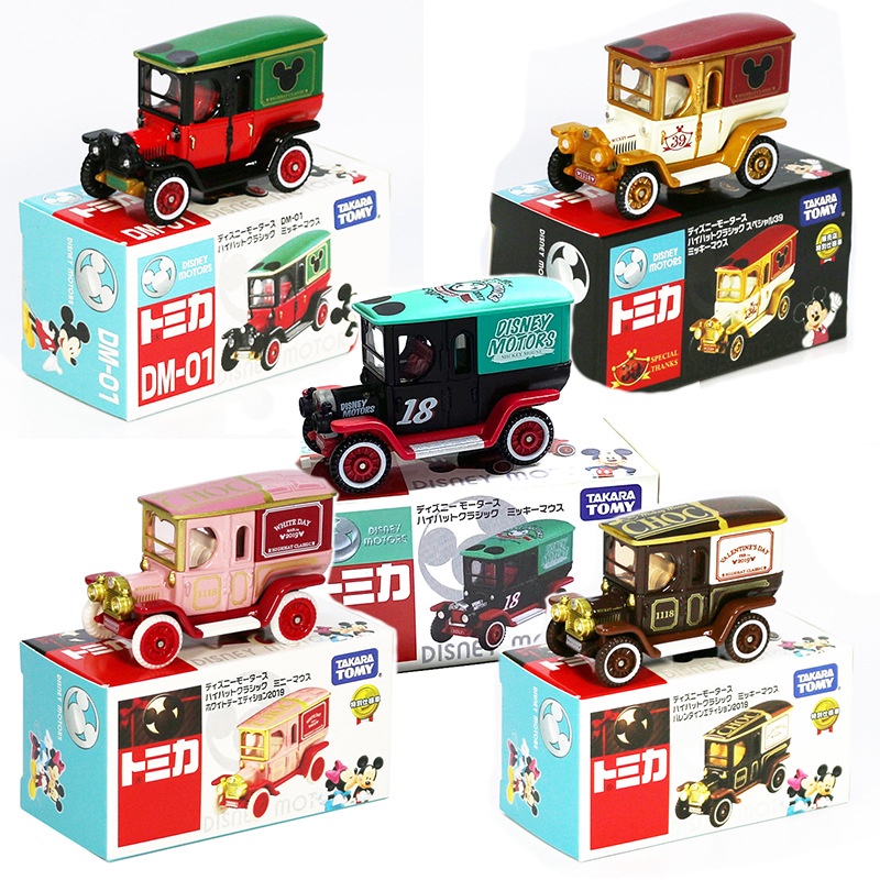 Mô Hình Xe Hơi Tomica / TOMY Mickey Minnie Classic DM-01 Bằng Hợp Kim Chất Lượng Cao
